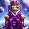 King Frog Diamond Painting