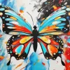 Abstract Butterfly Art Diamond Painting