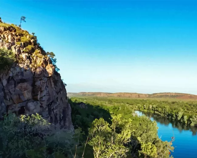 Baruwei Lookout Diamond Paintings Baruwei Lookout Australia Diamond Painting