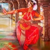 Bharatanatyam Dancer Diamond Painting