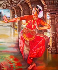 Bharatanatyam Dancer Diamond Painting