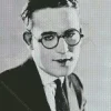 Black And White Harold Lloyd Diamond Painting