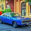 Blue 1970 Dodge Charger Diamond Painting