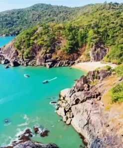 Butterfly Beach Diamond Painting