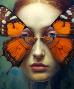 Butterfly Face Diamond Painting