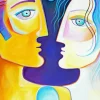 Cubism Couple Art Diamond Painting
