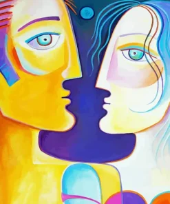 Cubism Couple Art Diamond Painting