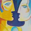 Cubism Couple Art Diamond Painting