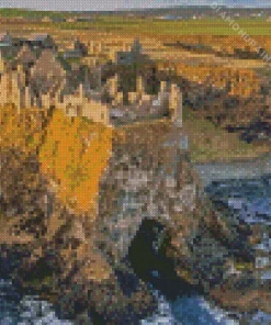 Dunluce Castle Ireland Diamond Painting