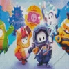 Fall Guys Characters Diamond Painting