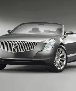 Grey Buick Supercar Diamond Painting