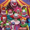 Killer Klowns From Outer Space Characters Diamond Painting