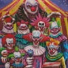 Killer Klowns From Outer Space Characters Diamond Painting