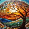 Mosaic Tree Art Diamond Painting