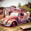 Old Bug Car Diamond Painting