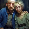 Old Couple Art Diamond Painting