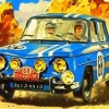 Renault 8 Gordini Diamond Painting
