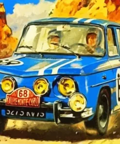 Renault 8 Gordini Diamond Painting