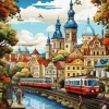 Slovakia Kosice City Diamond Painting