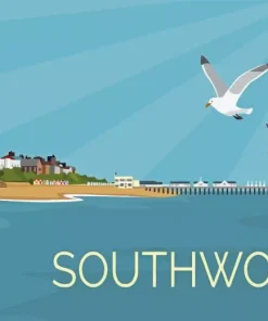 Southwold Poster Diamond Painting