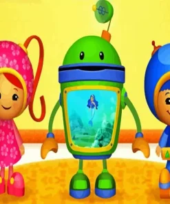 Team Umizoomi Characters Diamond Painting