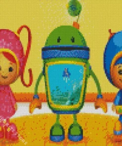 Team Umizoomi Characters Diamond Painting