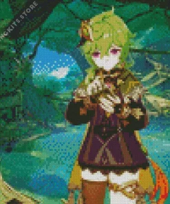 Tighnari Genshin Impact Character Diamond Painting