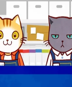 Working Buddies Characters Art Diamond Painting