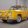 Yellow Renault 8 Diamond Painting