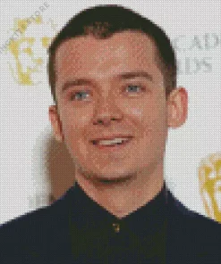 Asa Butterfield Smiling Diamond Painting