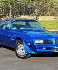 Blue 1978 Trans Am Car Diamond Painting