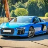 Blue Audi R8 Car Diamond Painting
