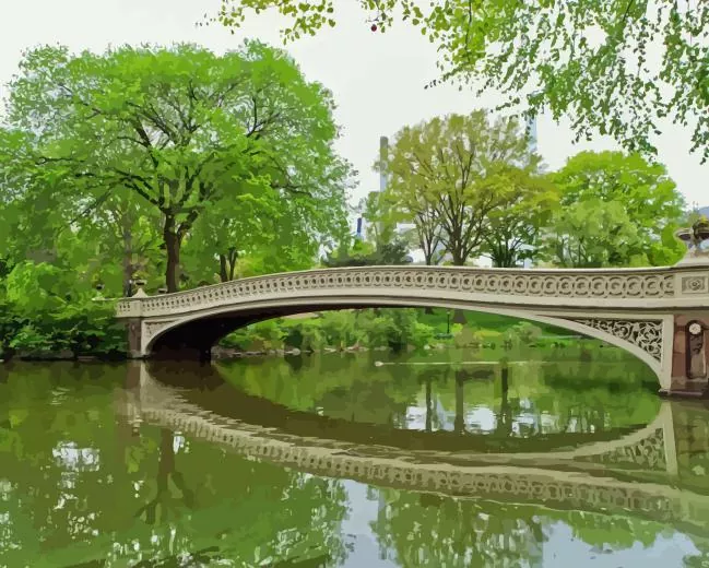 bow bridge Diamond Paintings Bow Bridge Diamond Painting