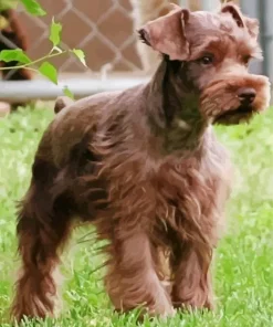 Brown Schnauzer Diamond Painting