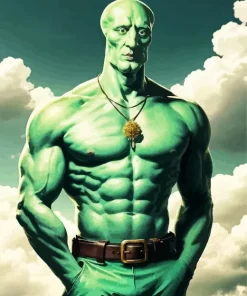 Buff Squidward Diamond Painting