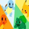 Bulbasaur Charmander Squirtle And Pikachu Diamond Painting