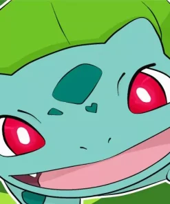 Bulbasaur Face Diamond Painting