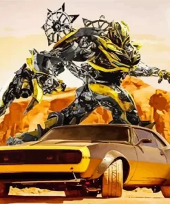 Bumblebee Car Diamond Painting