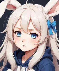 Bunny Girl Animation Diamond Painting