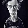 Buster Keaton Caricature Diamond Painting