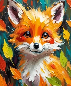 Cute Autumn Fox Diamond Painting
