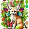 Fox With Butterfly Wings Diamond Painting