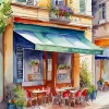 French Cafe Diamond Painting