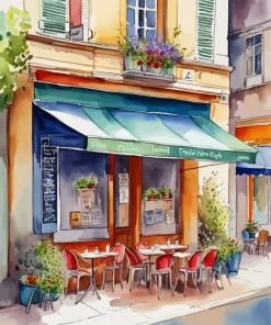 French Cafe Diamond Painting