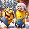 Funny Minion Christmas Diamond Painting