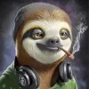 High Funny Sloth Diamond Painting