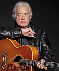 Jimmy Page Guitarist Diamond Painting