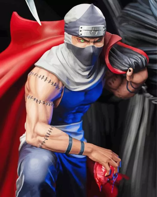 kakuzu naruto Diamond By Numbers Kakuzu Naruto Diamond Painting