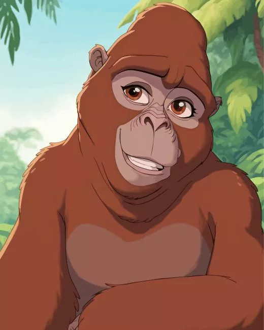 kala tarzan Diamond With Numbers Kala Tarzan Diamond Painting