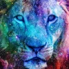 Lion Galaxy Diamond Painting